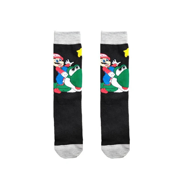 5 pack Happy Socks: Vive la Magia de Mario Bros en tus Pies.
