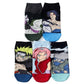 Happy Socks: Pack de 5 Calcetines Cortos inspirados en el Mundo Ninja de Naruto.